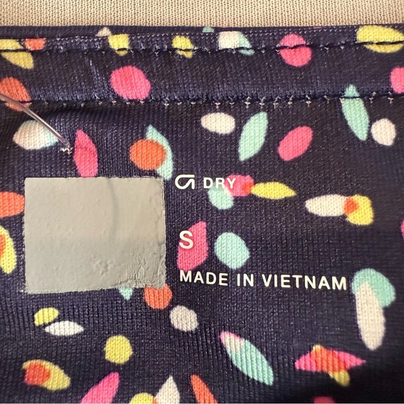 GAP Fit Skort Blue with Colorful Pattern Kids Skirt Activewear Sz S (6-7) - Picture 4 of 9